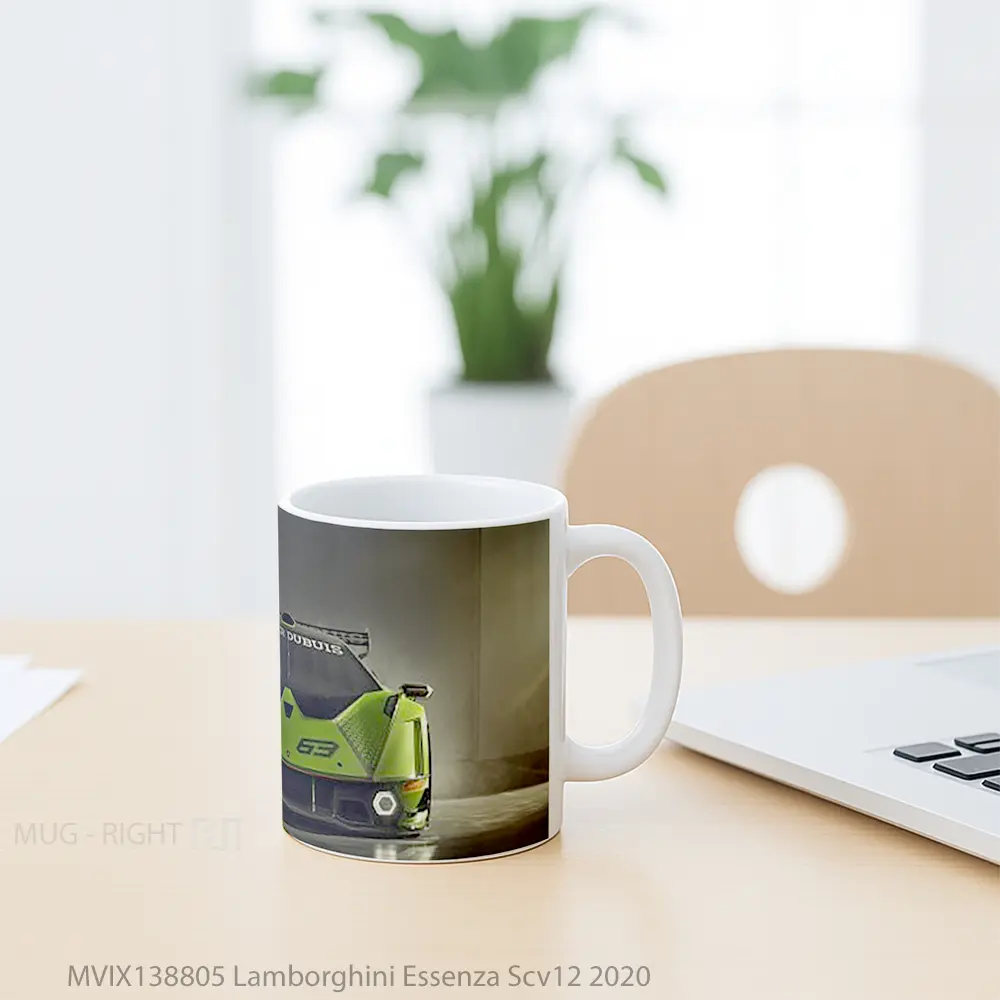 Mug Lamborghini Essenza Scv12 2020 Cangkir Mobil - All-side / Desain