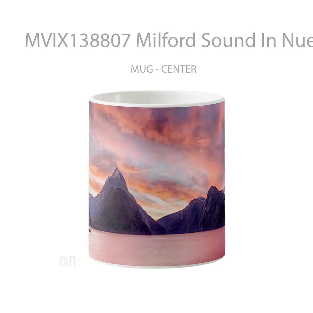 Mug Milford Sound In Nueva Zelanda Gelas Keramik Unik