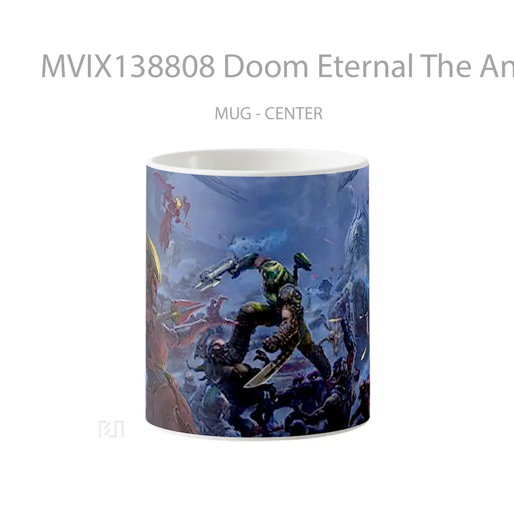 Mug Doom Eternal The Ancient Gods Gelas Keramik Unik