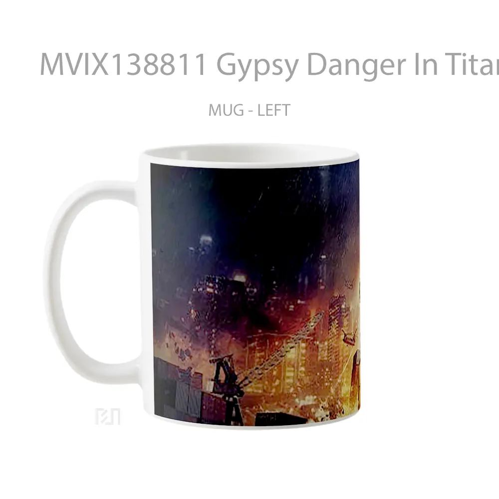 Mug Gypsy Danger In Titans Of The Pacific Gelas Keramik Unik - All-side / Desain