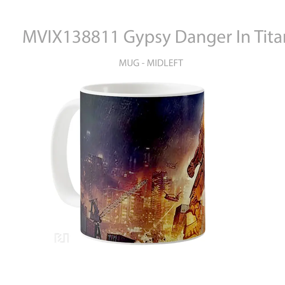 Mug Gypsy Danger In Titans Of The Pacific Gelas Keramik Unik - All-side / Desain