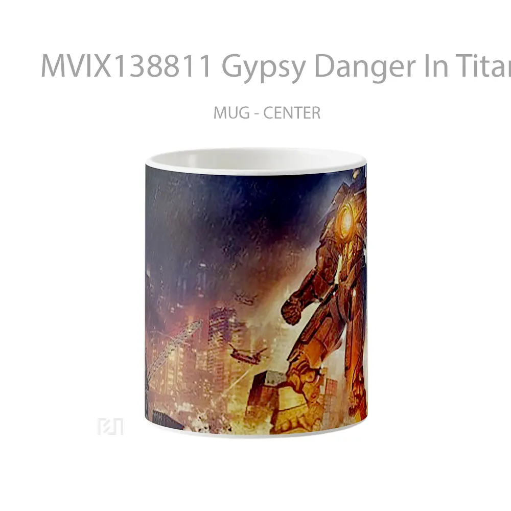 Mug Gypsy Danger In Titans Of The Pacific Gelas Keramik Unik