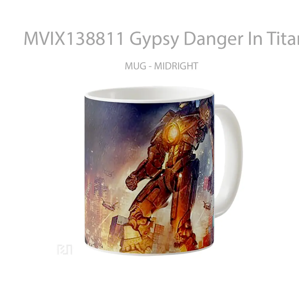 Mug Gypsy Danger In Titans Of The Pacific Gelas Keramik Unik - All-side / Desain