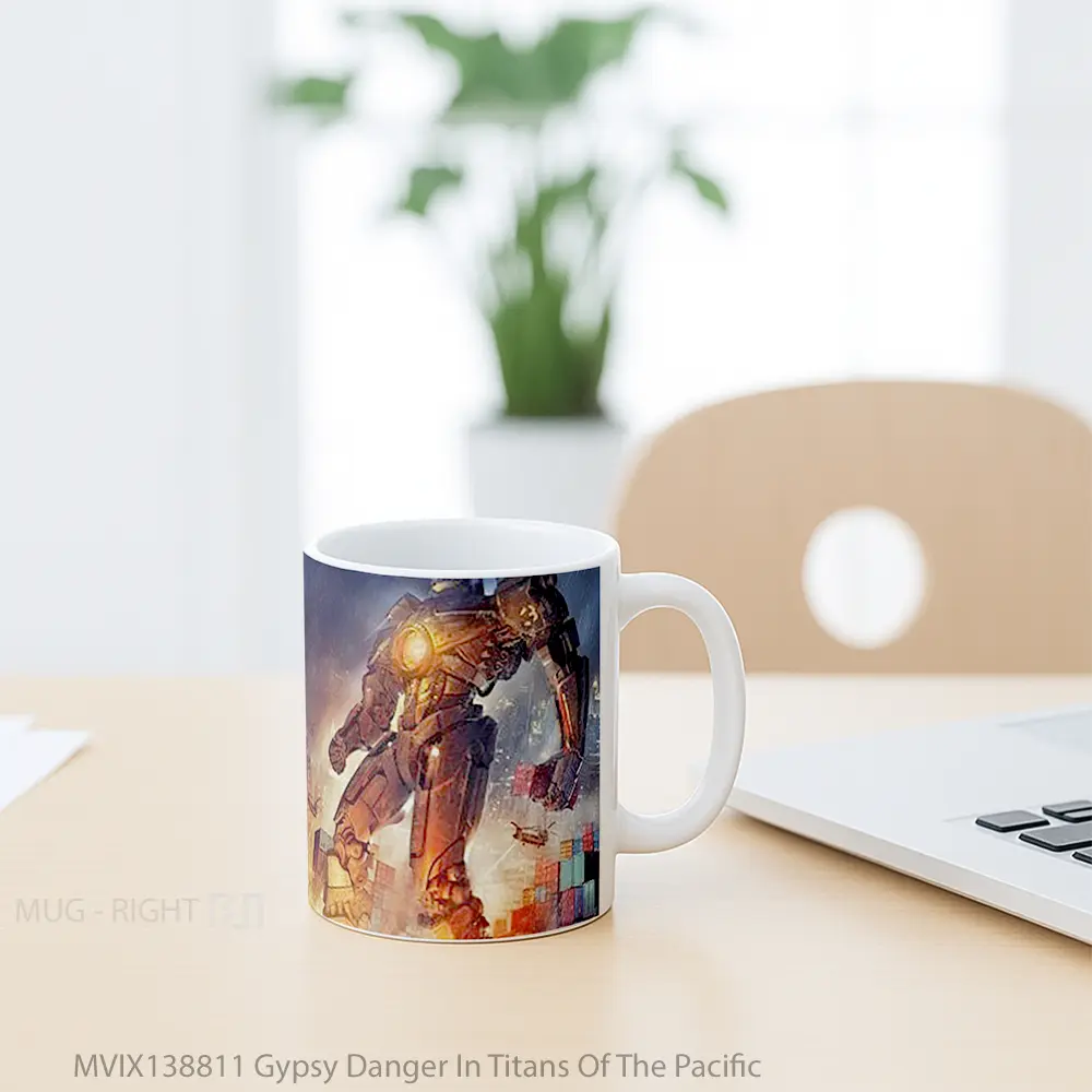 Mug Gypsy Danger In Titans Of The Pacific Gelas Keramik Unik - All-side / Desain