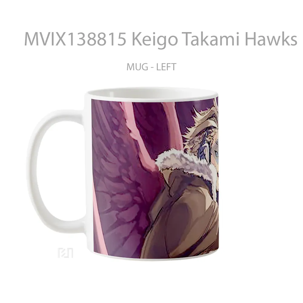Mug Keigo Takami Hawks From My Hero Academy Gelas Hewan Lucu - All-side / Desain