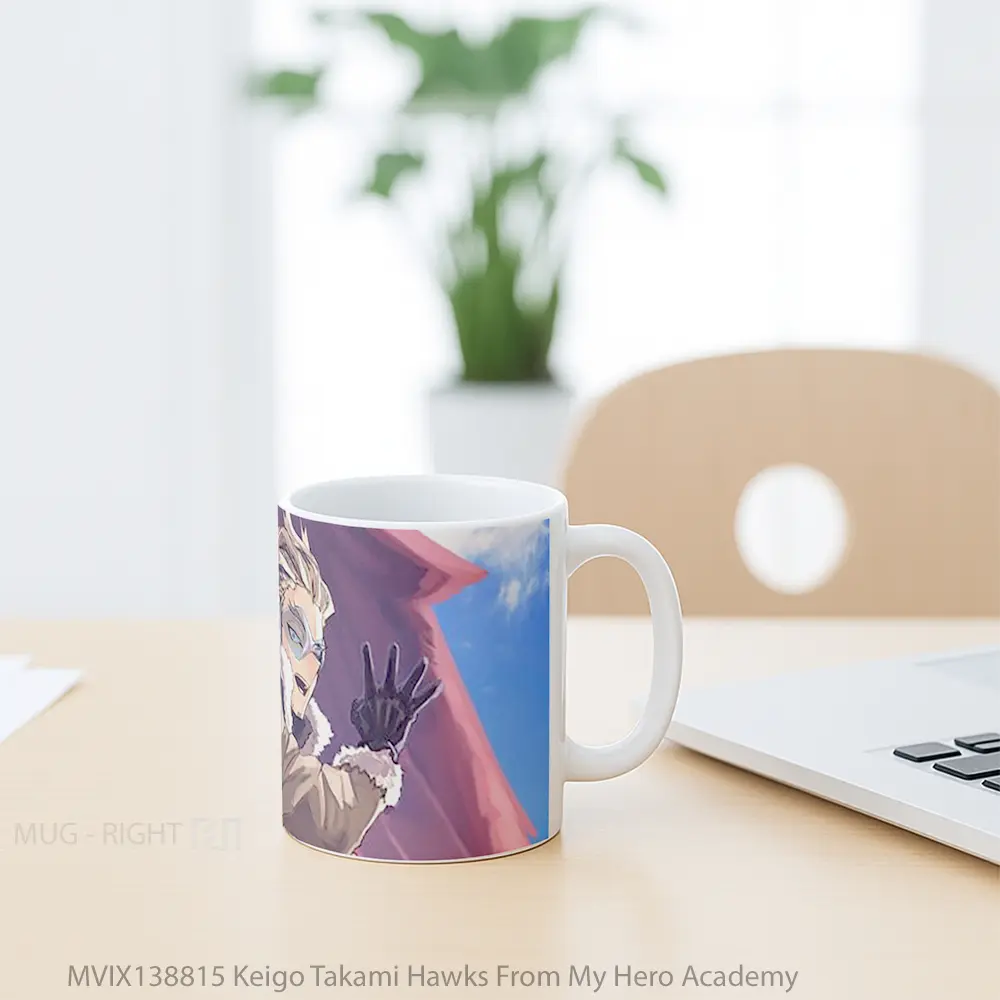Mug Keigo Takami Hawks From My Hero Academy Gelas Hewan Lucu - All-side / Desain