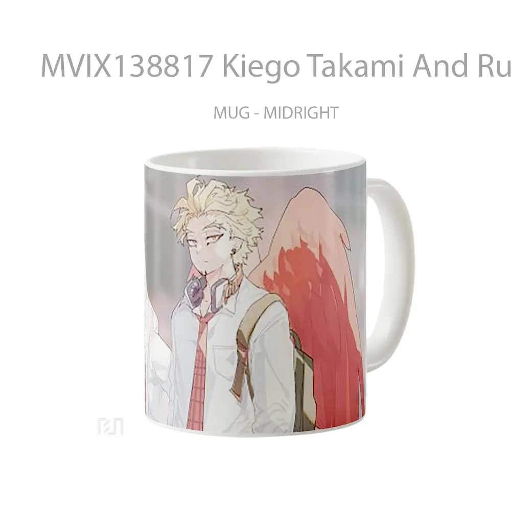 Mug Kiego Takami And Rumi Usagiyama From My Hero Academia Cangkir Anime - All-side / Desain