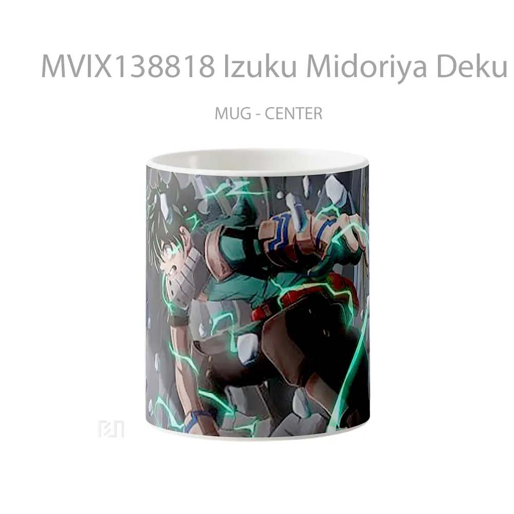 Mug Izuku Midoriya Deku From My Hero Academia V2 Cangkir Anime
