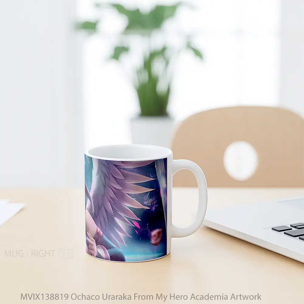 Mug Ochaco Uraraka From My Hero Academia Artwork Cangkir Anime - All-side / Desain