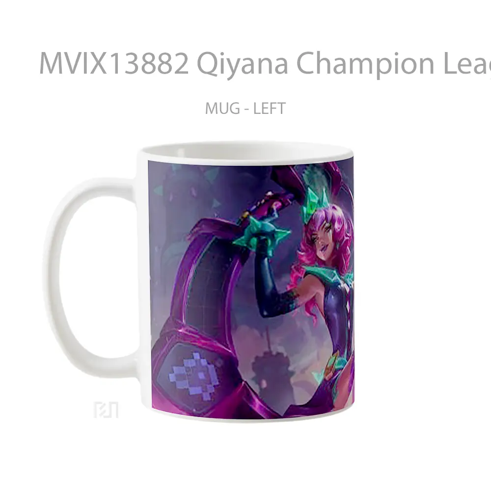 Mug Qiyana Champion League Of Legends Cangkir Gamer - All-side / Desain