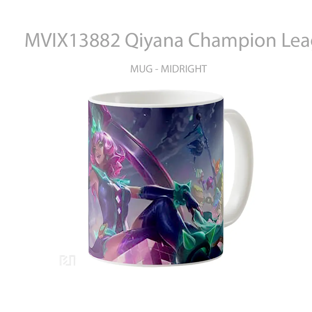 Mug Qiyana Champion League Of Legends Cangkir Gamer - All-side / Desain