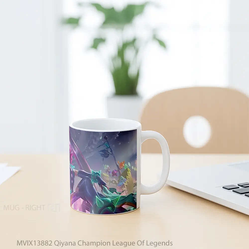 Mug Qiyana Champion League Of Legends Cangkir Gamer - All-side / Desain