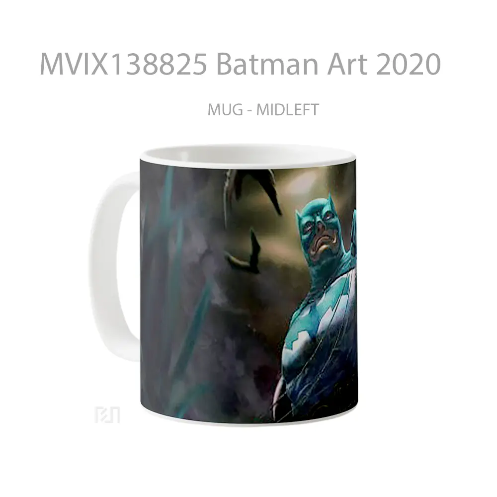 Mug Batman Art 2020 Gelas Superhero - All-side / Desain