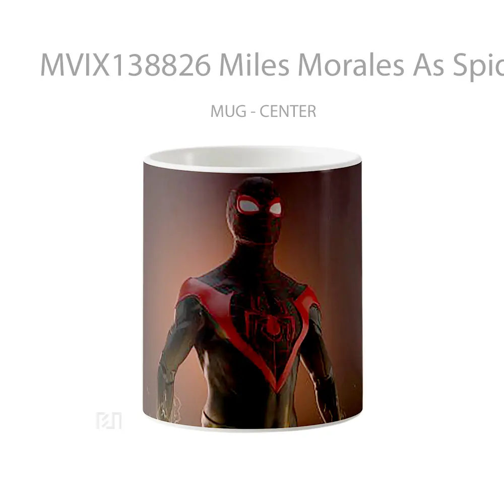 Mug Miles Morales As Spiderman 2020 V1 Gelas Superhero