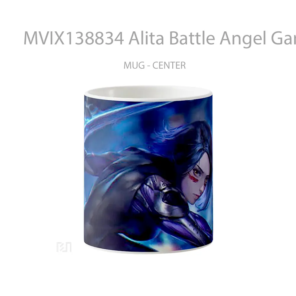 Mug Alita Battle Angel Game Art Cangkir Gamer
