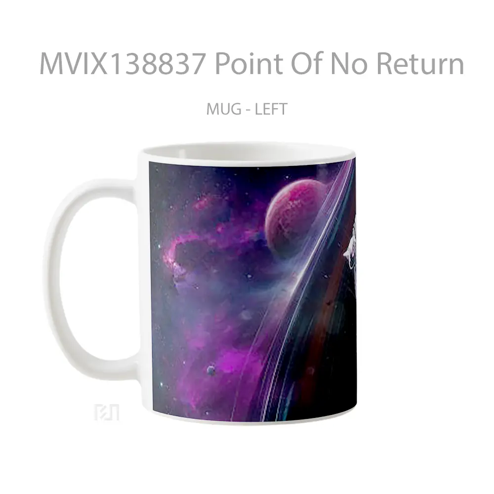Mug Point Of No Return Gelas Keramik Unik - All-side / Desain