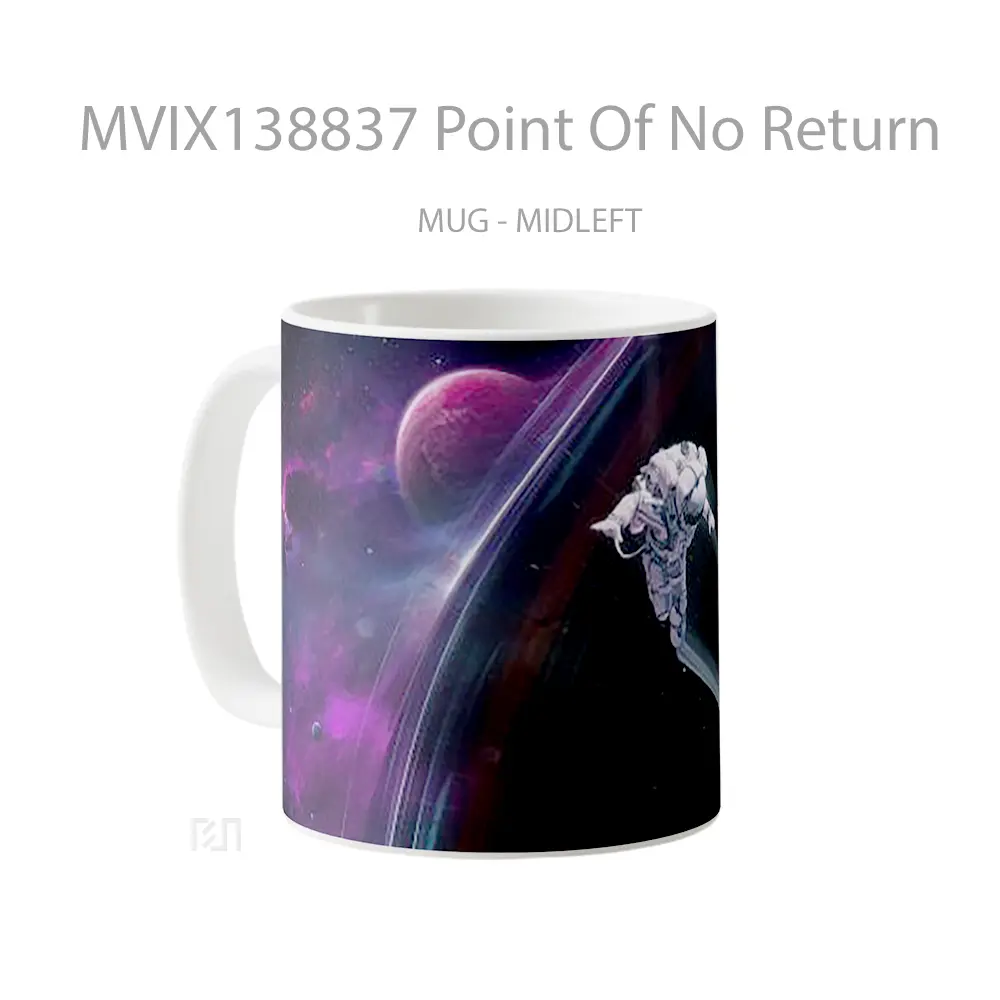 Mug Point Of No Return Gelas Keramik Unik - All-side / Desain
