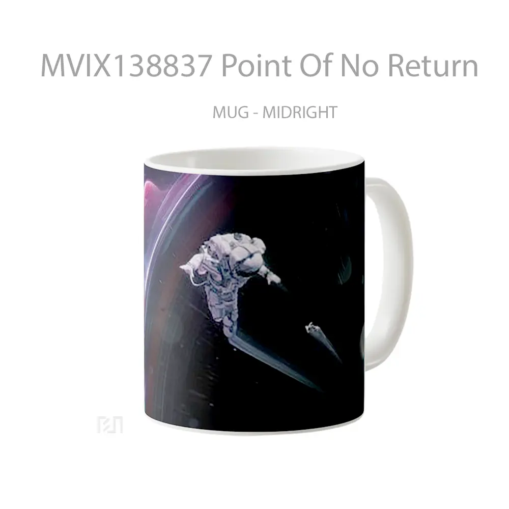 Mug Point Of No Return Gelas Keramik Unik - All-side / Desain