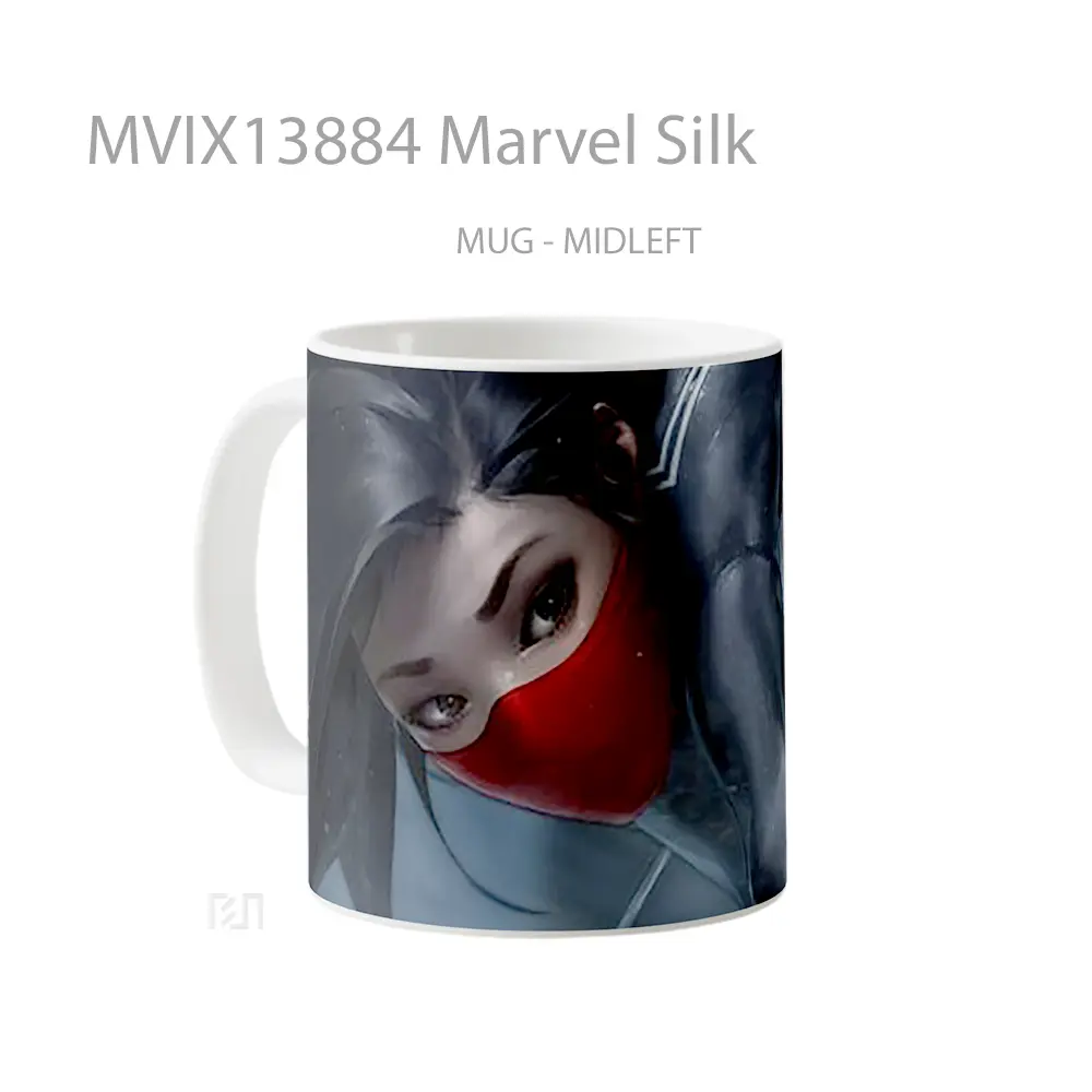 Mug Marvel Silk Gelas Superhero - All-side / Desain