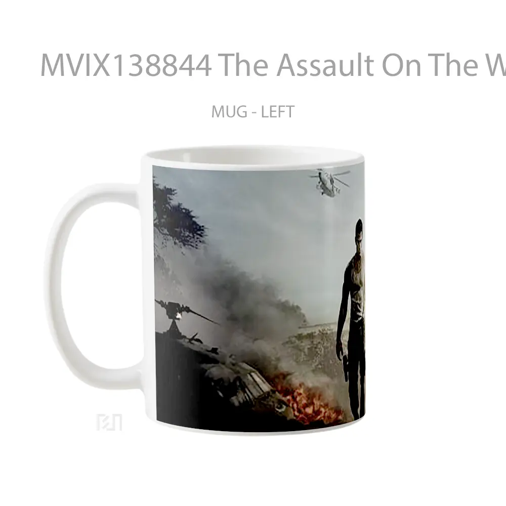 Mug The Assault On The White House Gelas Keramik Unik - All-side / Desain