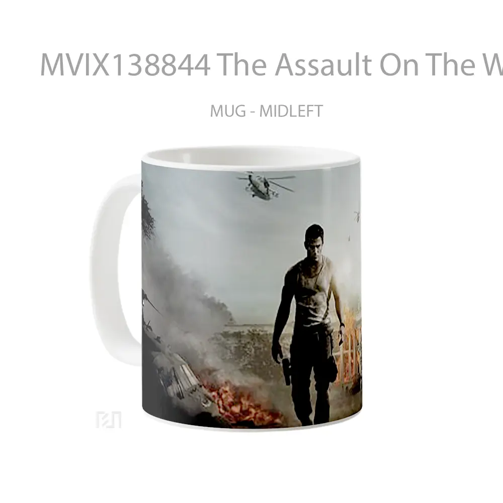 Mug The Assault On The White House Gelas Keramik Unik - All-side / Desain
