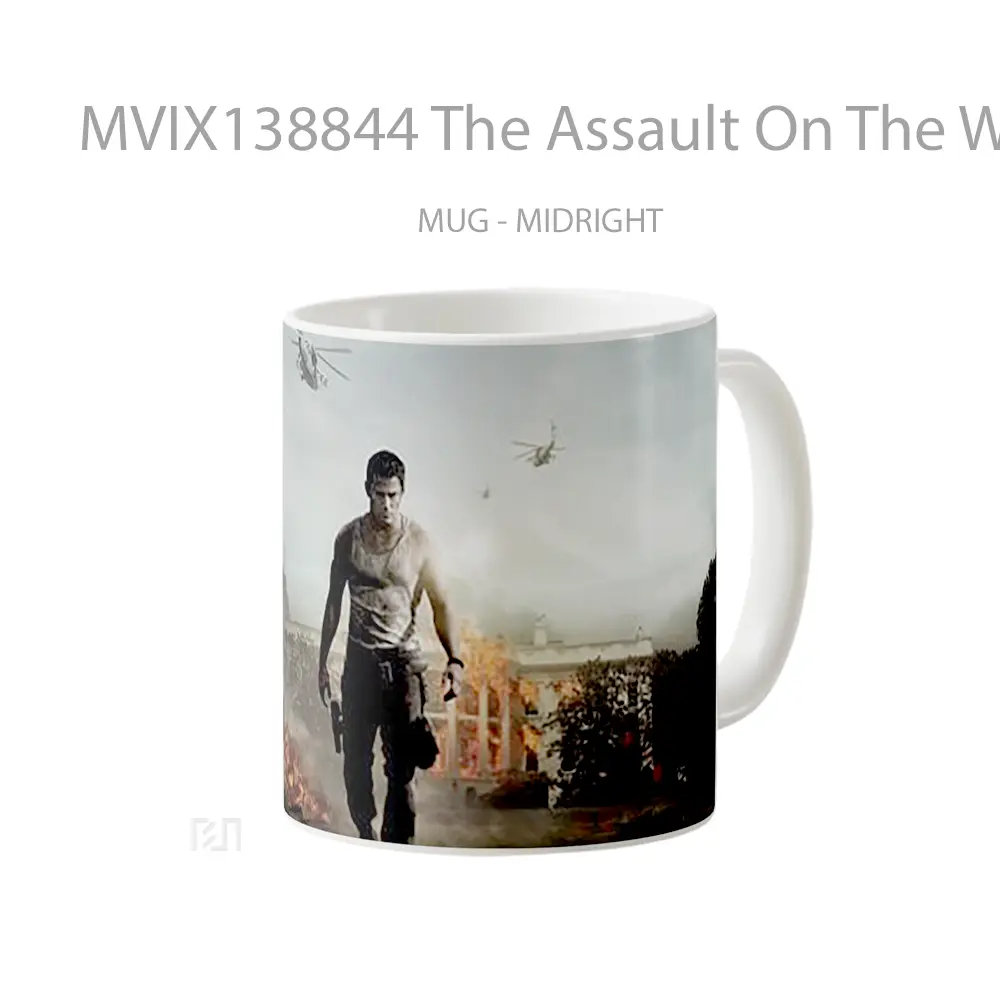 Mug The Assault On The White House Gelas Keramik Unik - All-side / Desain