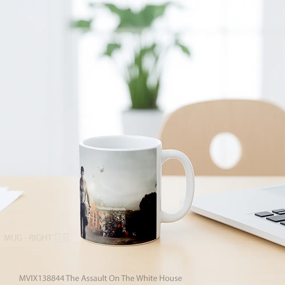 Mug The Assault On The White House Gelas Keramik Unik - All-side / Desain