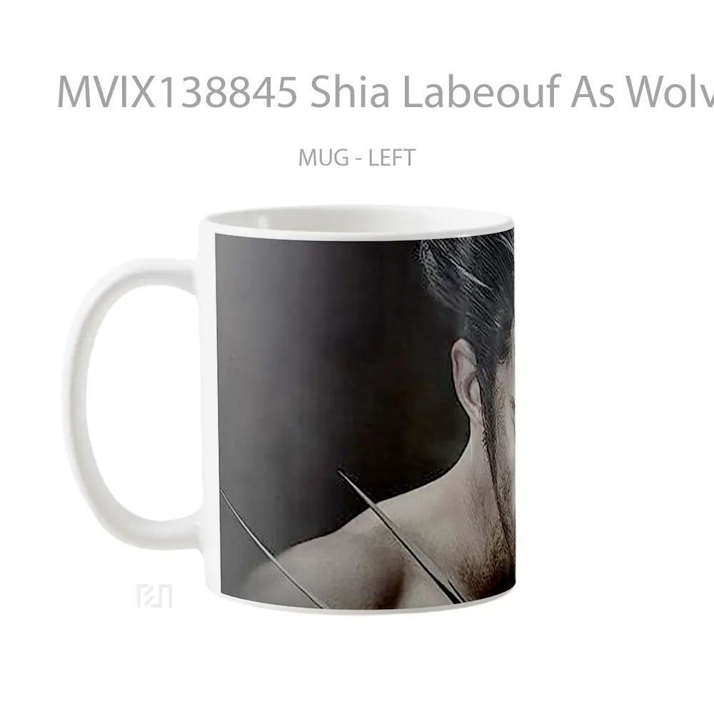 Mug Shia Labeouf As Wolverine Fanart Gelas Superhero - All-side / Desain