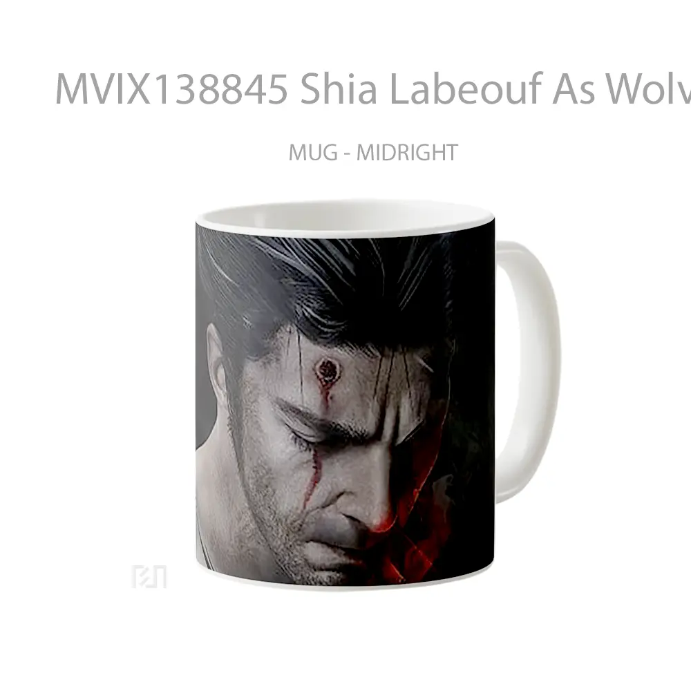 Mug Shia Labeouf As Wolverine Fanart Gelas Superhero - All-side / Desain