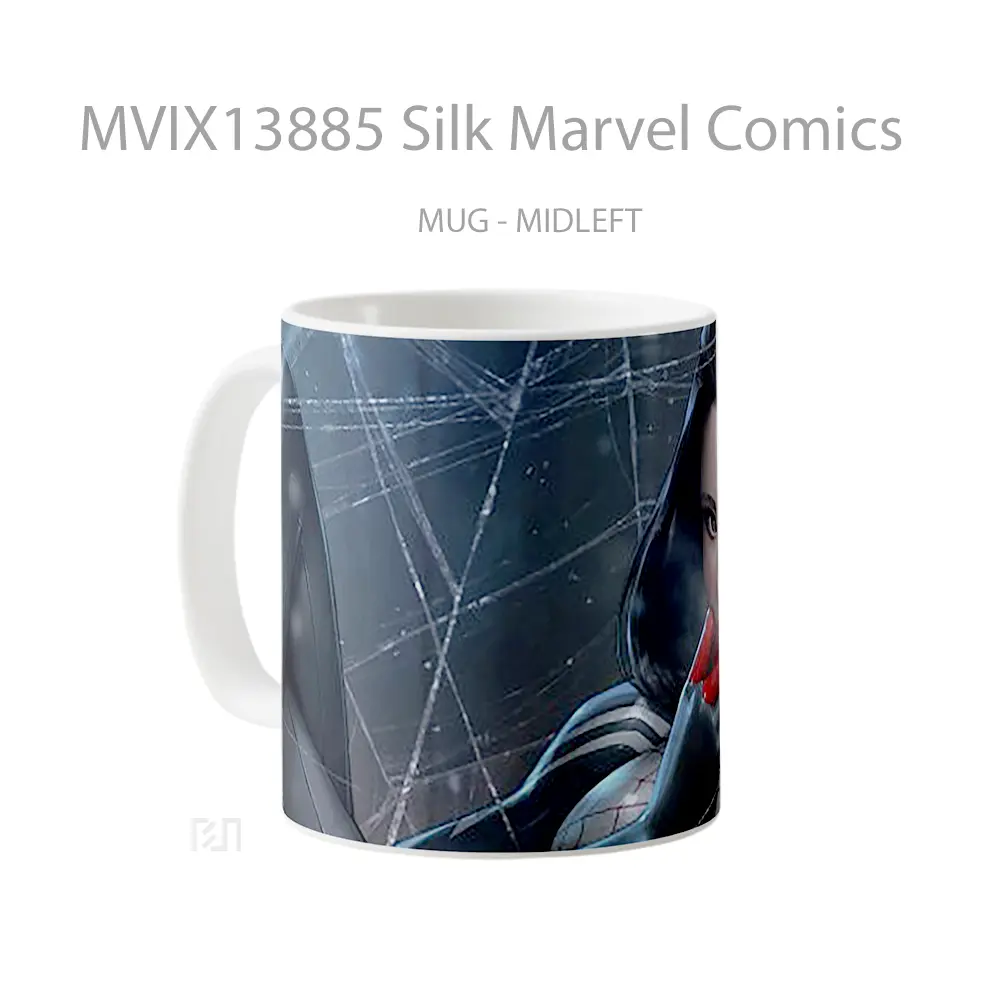 Mug Silk Marvel Comics Gelas Superhero - All-side / Desain