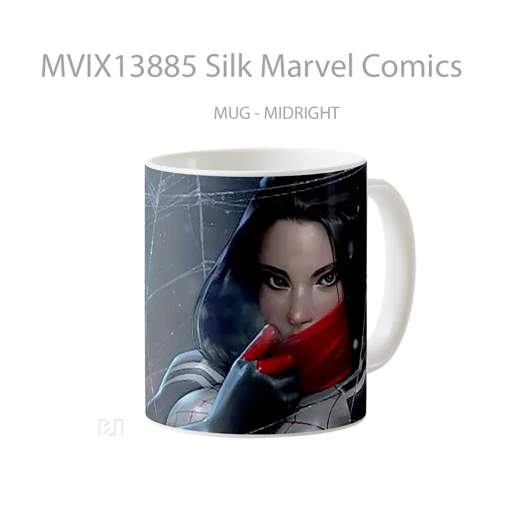 Mug Silk Marvel Comics Gelas Superhero - All-side / Desain