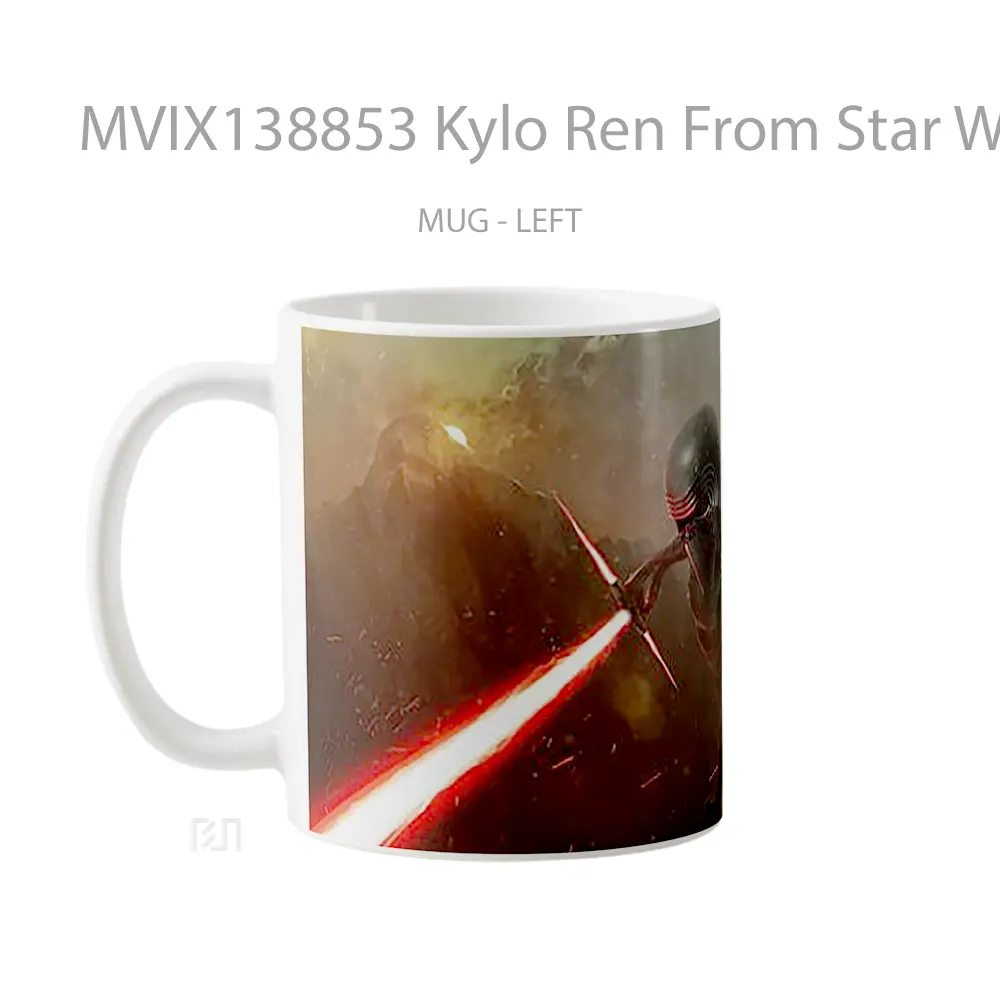 Mug Kylo Ren From Star Wars 2020 Gelas Star Wars - All-side / Desain