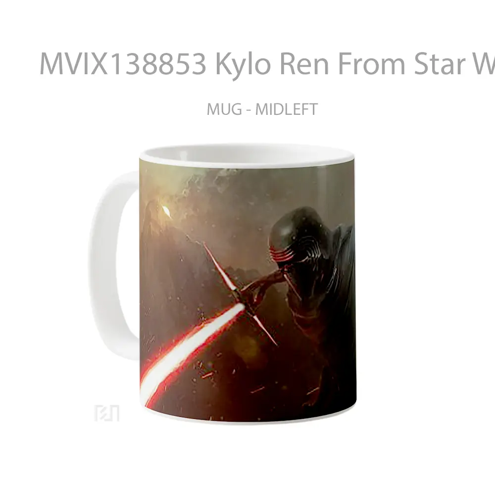 Mug Kylo Ren From Star Wars 2020 Gelas Star Wars - All-side / Desain