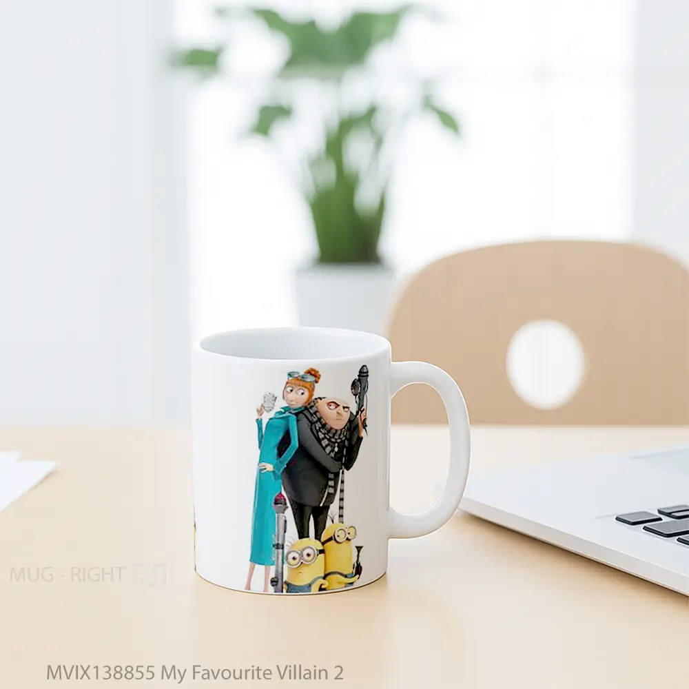 Mug My Favourite Villain 2 Gelas Keramik Unik - All-side / Desain