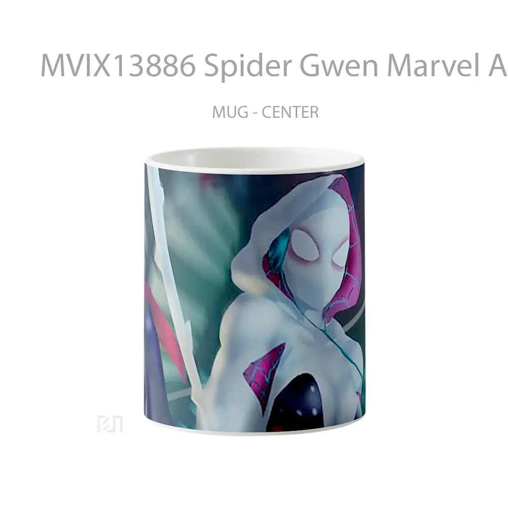 Mug Spider Gwen Marvel Art V1 Gelas Superhero