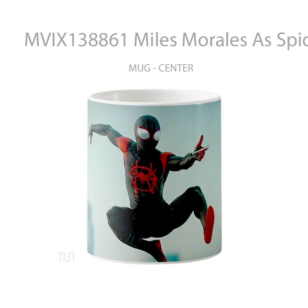 Mug Miles Morales As Spiderman 2020 V2 Gelas Superhero