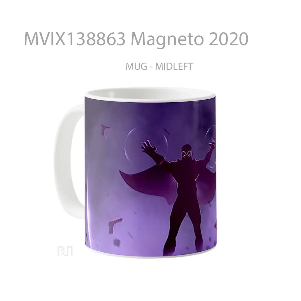 Mug Magneto 2020 Gelas Superhero - All-side / Desain