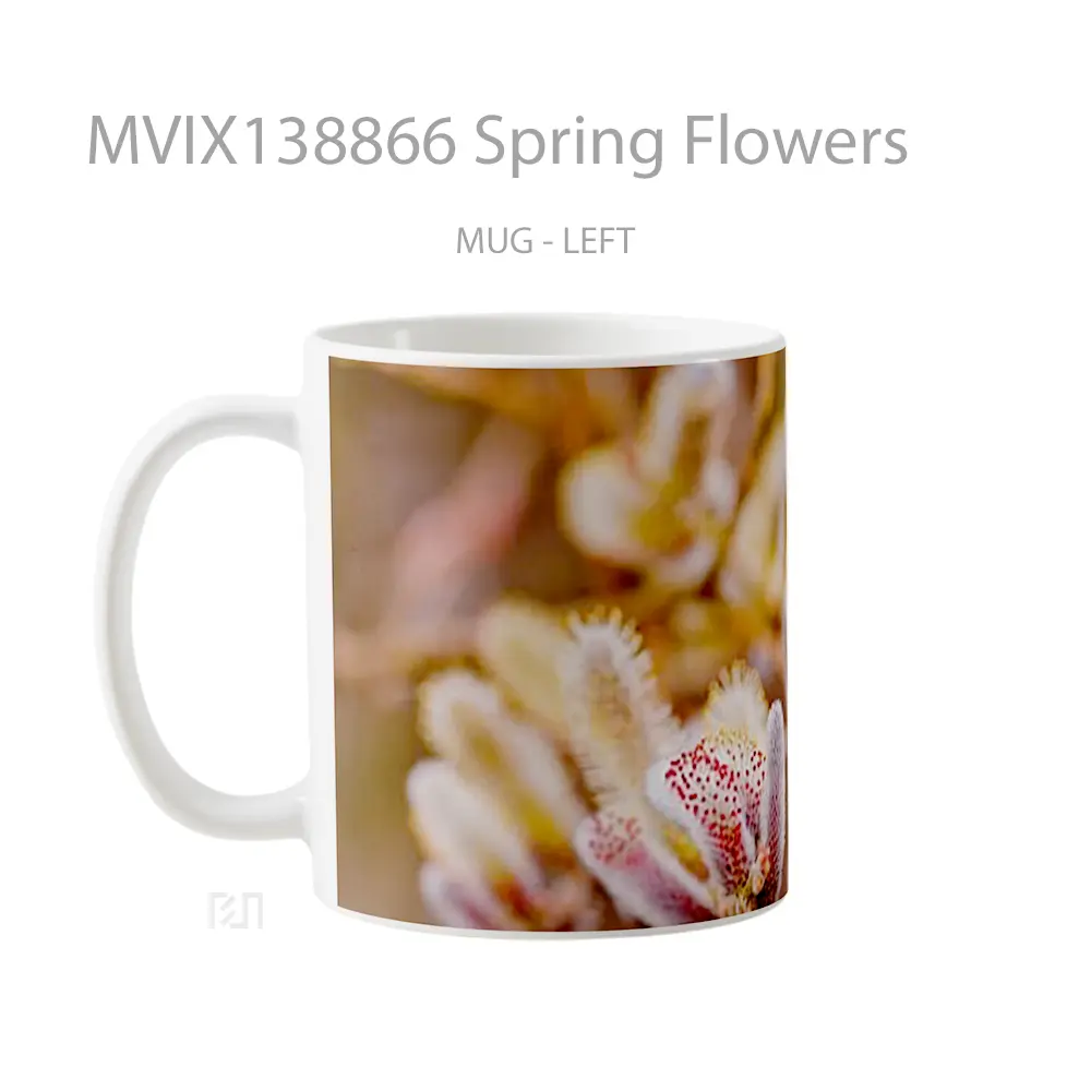 Mug Spring Flowers Gelas Pemandangan Alam - All-side / Desain