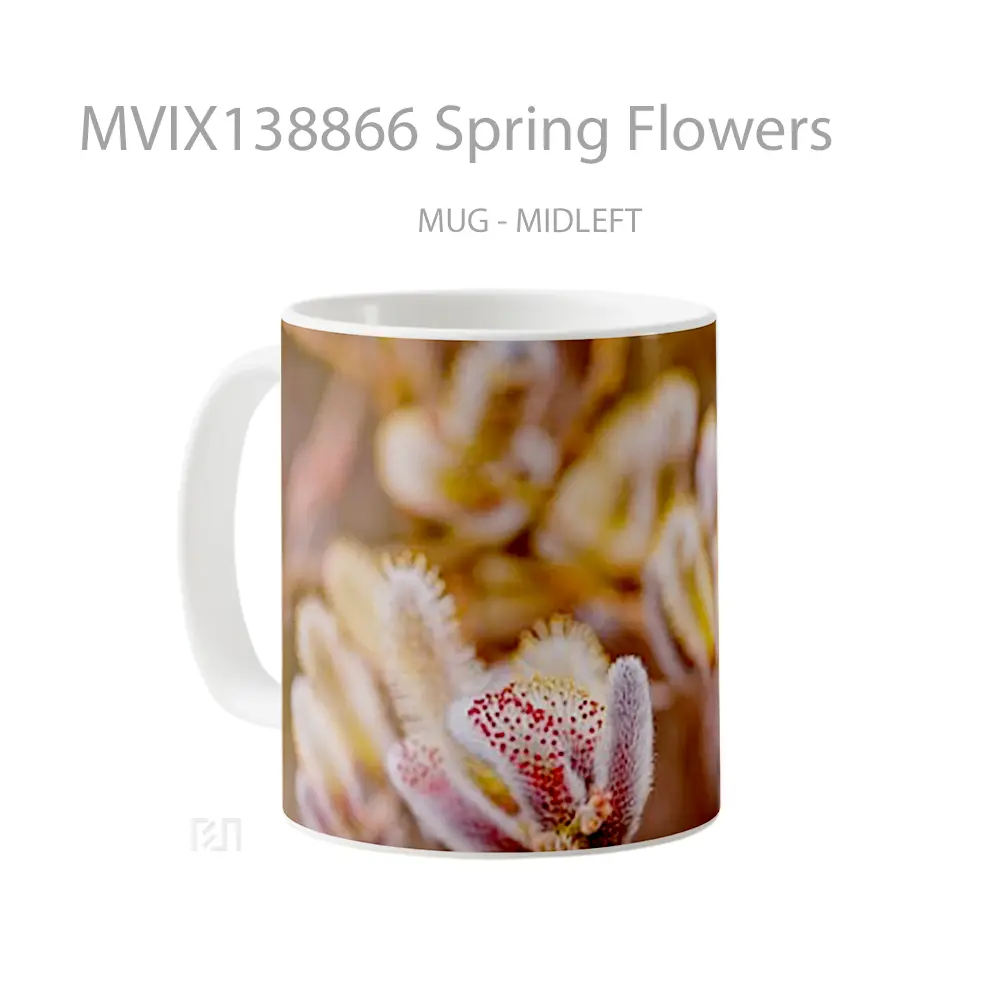 Mug Spring Flowers Gelas Pemandangan Alam - All-side / Desain