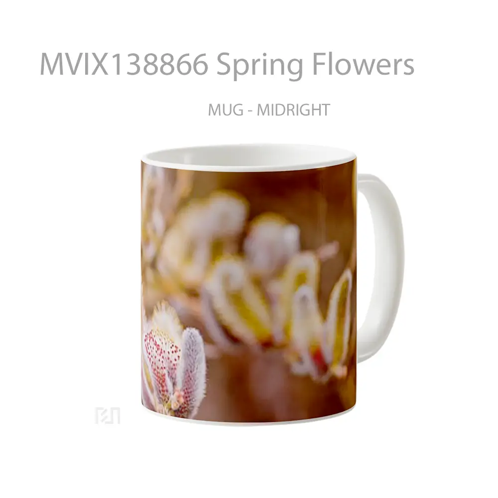Mug Spring Flowers Gelas Pemandangan Alam - All-side / Desain