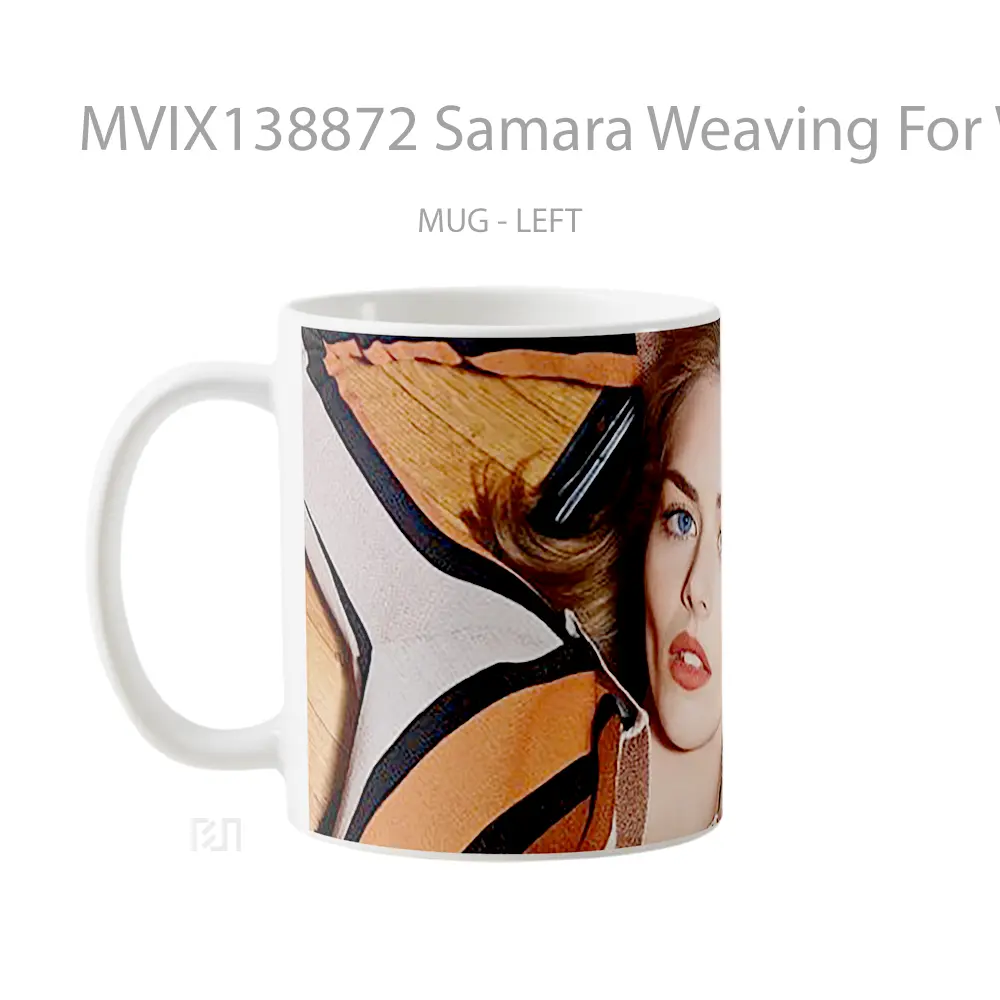 Mug Samara Weaving For Wonderland Magazine Gelas Keramik Unik - All-side / Desain