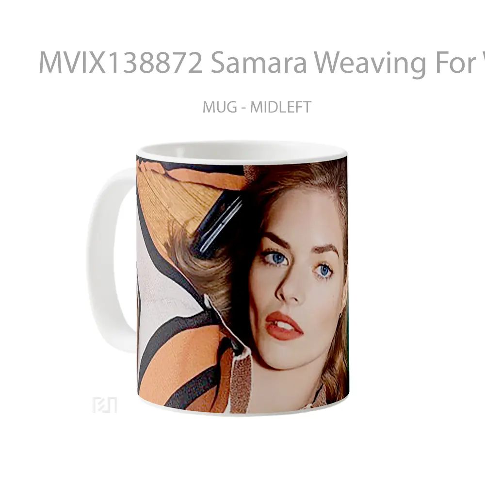 Mug Samara Weaving For Wonderland Magazine Gelas Keramik Unik - All-side / Desain