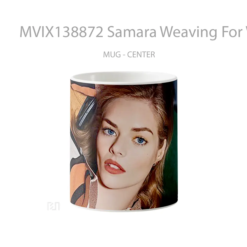 Mug Samara Weaving For Wonderland Magazine Gelas Keramik Unik