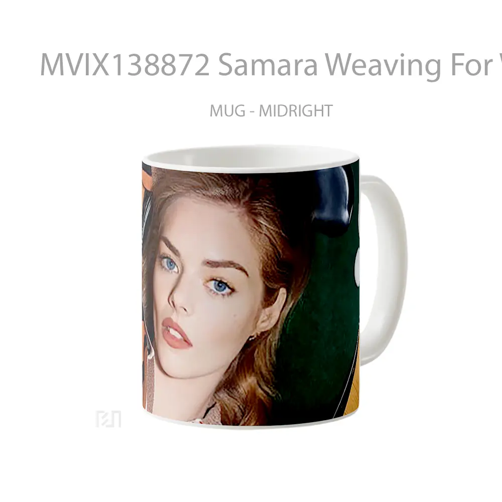 Mug Samara Weaving For Wonderland Magazine Gelas Keramik Unik - All-side / Desain