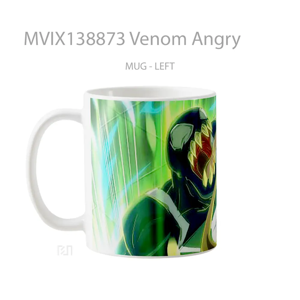 Mug Venom Angry Gelas Superhero - All-side / Desain