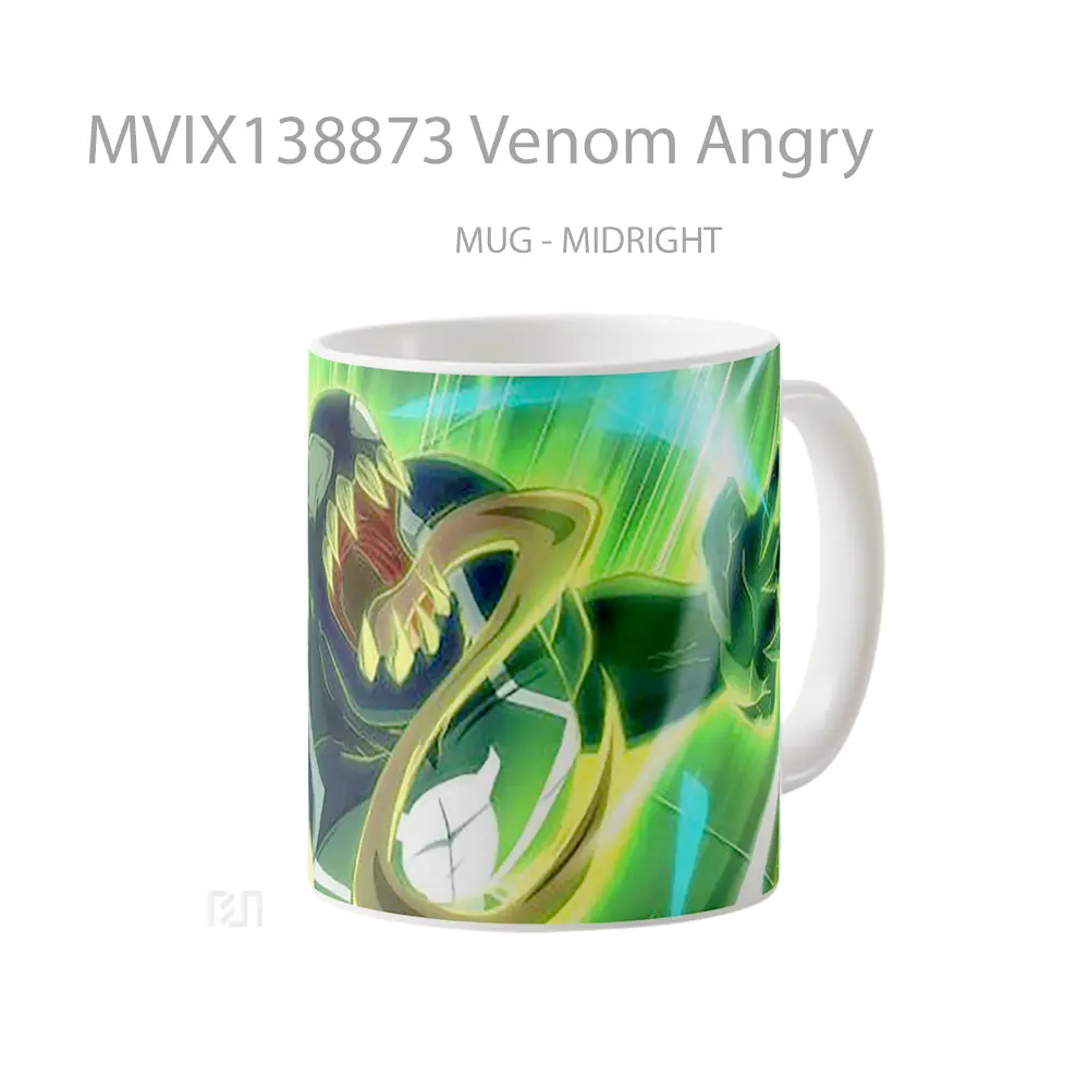 Mug Venom Angry Gelas Superhero - All-side / Desain