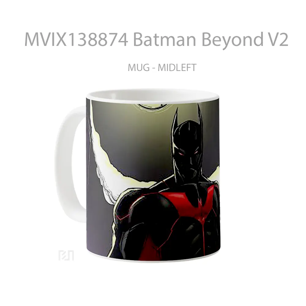 Mug Batman Beyond V2 Gelas Superhero - All-side / Desain