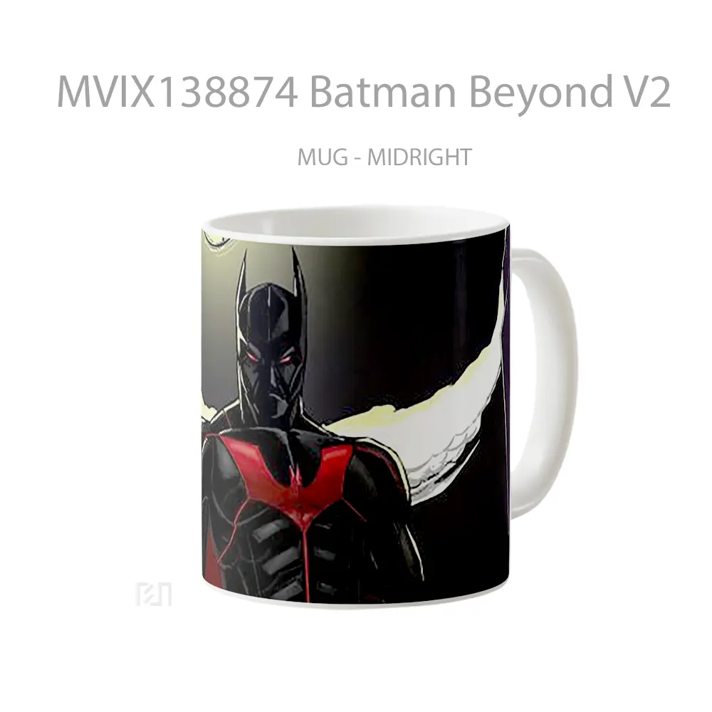 Mug Batman Beyond V2 Gelas Superhero - All-side / Desain