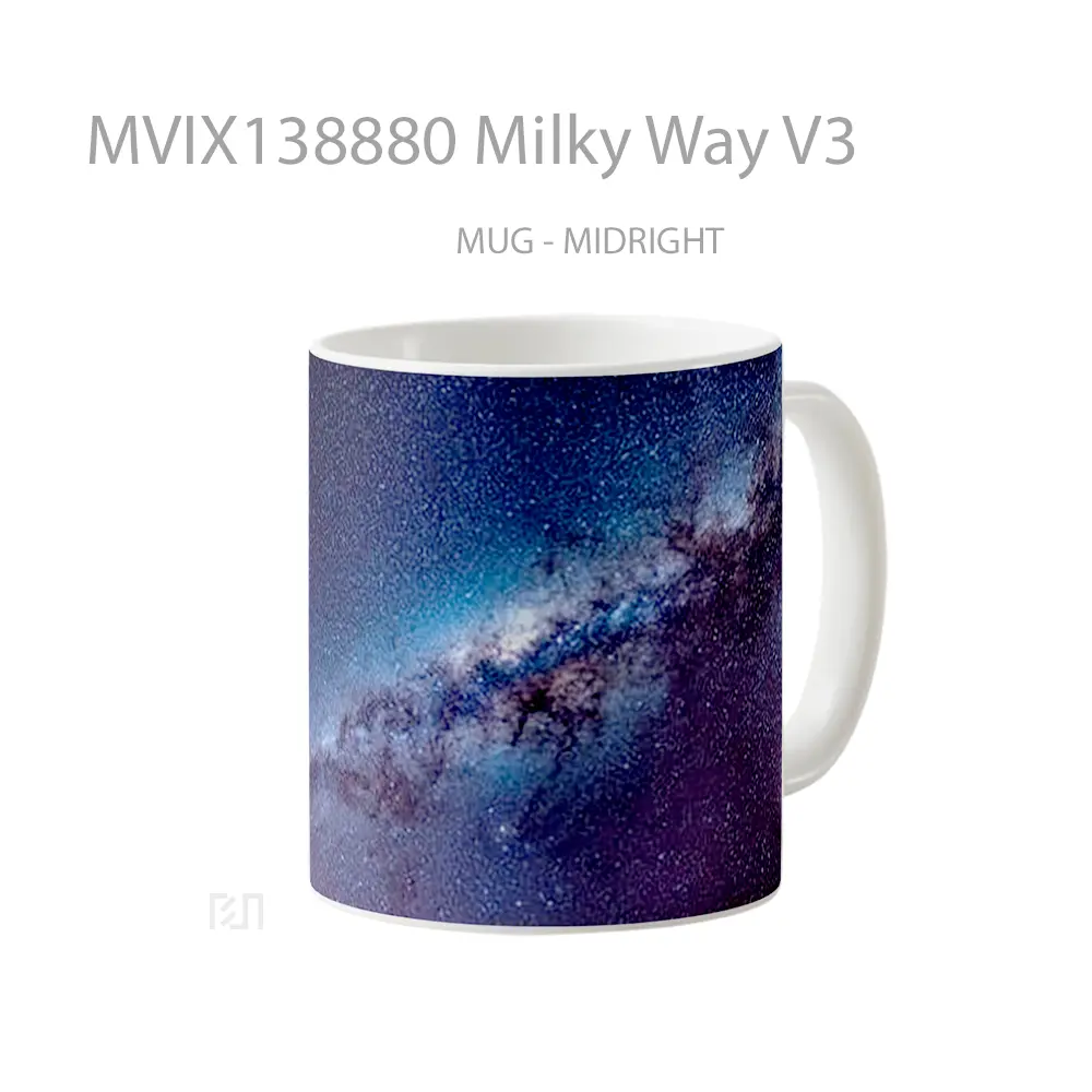 Mug Milky Way V3 Gelas Astronomi - All-side / Desain
