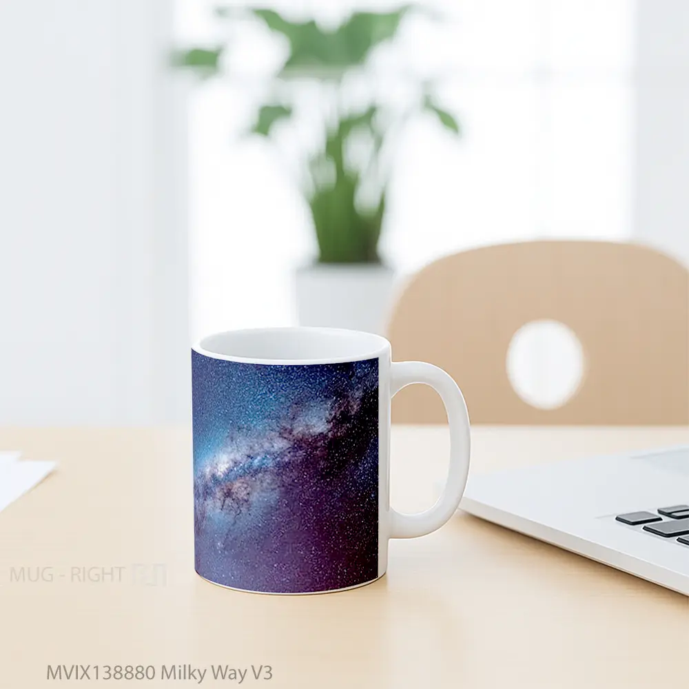 Mug Milky Way V3 Gelas Astronomi - All-side / Desain